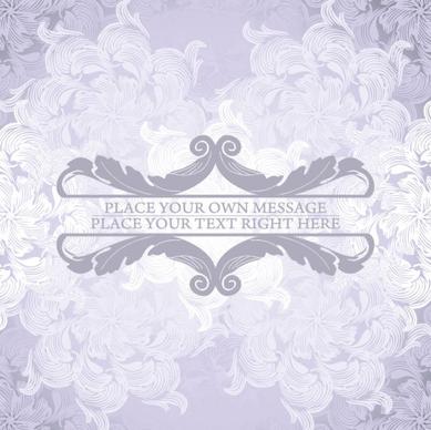 floral pattern template vector