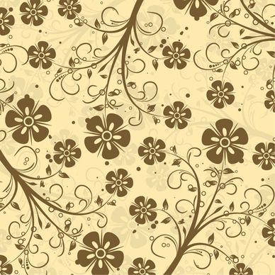 floral pattern vector background