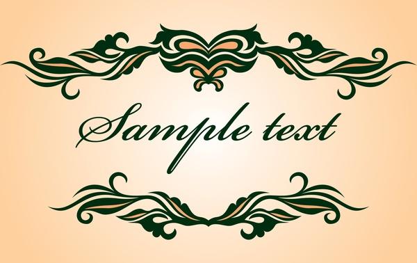 floral template vector
