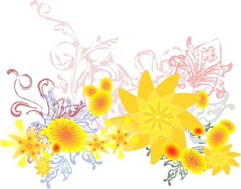 Flourishing Flowers clip art