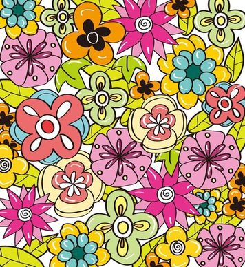 Flower Background for Design Vector Graphic