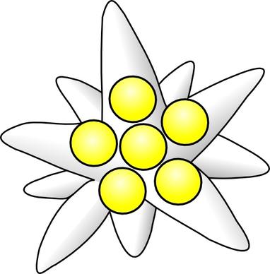 Flower Circles clip art