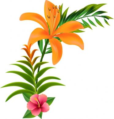flower vector live green you can use