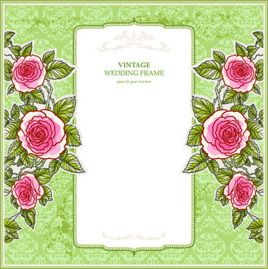 flower wedding invitations