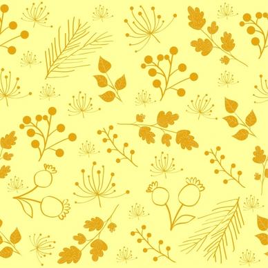 flowers background repeating style sketch
