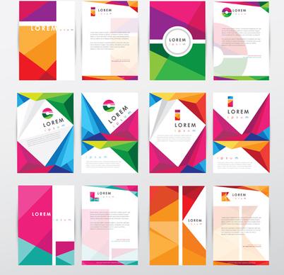flyer and cover brochure modern vector