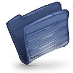 Folder Dark Blue