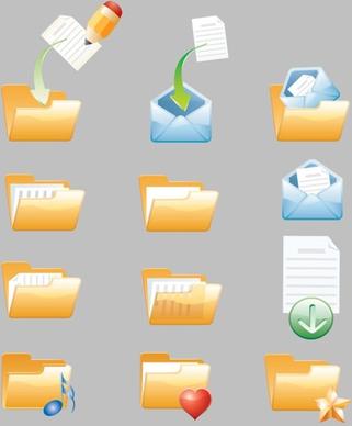 folder icon vector cute
