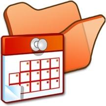 Folder orange scheduled tasks