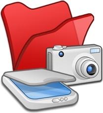 Folder red scanners cameras