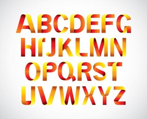 font design series 40 vector