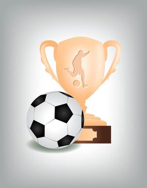 football soccer trophy