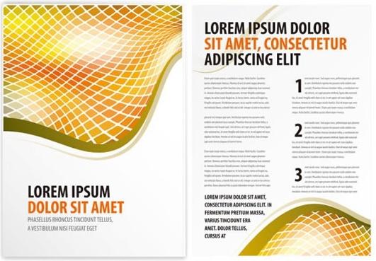 brochure template shiny modern dynamic mesh