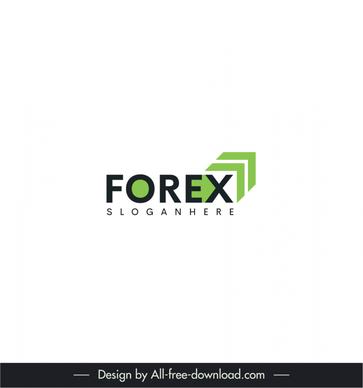 forex logo template elegant texts arrowheads decor