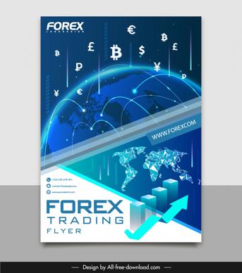 forex trading banner globe currency symbols chart 3d sketch
