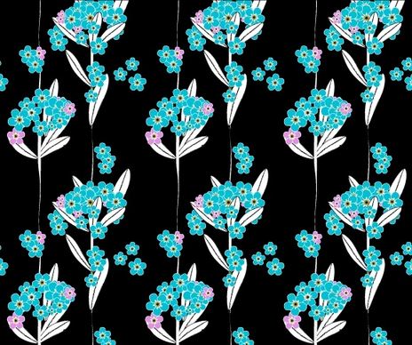 Forget me not pattern