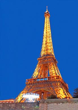 france 000539 eiffel tower amp carousel last of paris