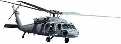 Free Black Hawk Helicopter Vector Graphic