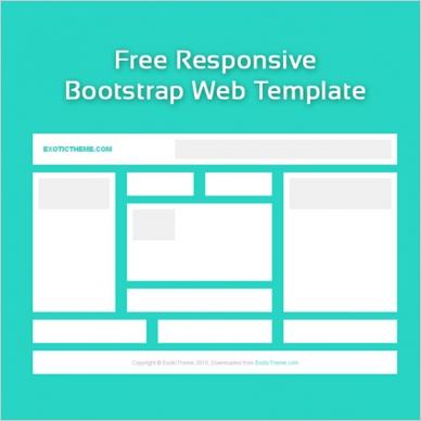 free blank responsive web template
