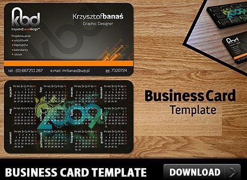 Free Business Card Template PSD