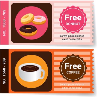free coffee and donut banner