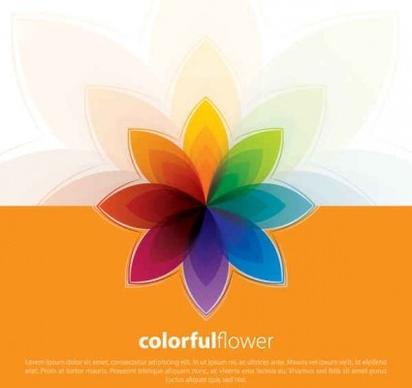 free colorful flowers vector