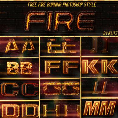 free fire style text effect