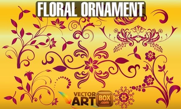Free Floral Ornament