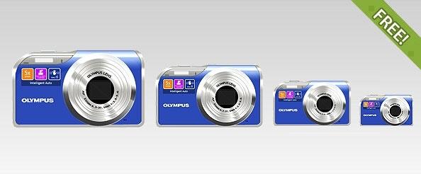 Free Full Layered Olympus Digital Camera Icon