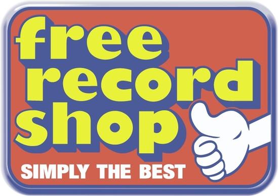 free record shop 0
