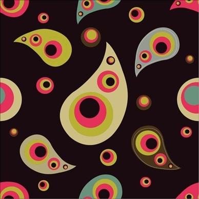 abstract colorful background repeating rounded style