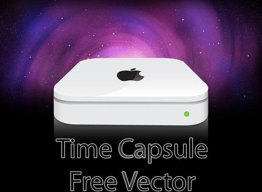Free Time Capsule Vector