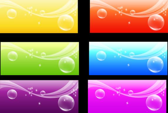 free vector banner background