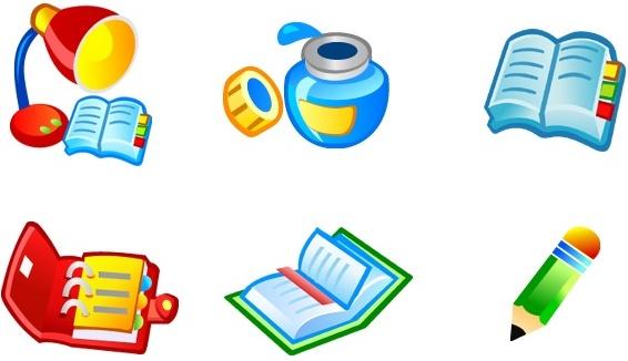Free Vector Book Icons