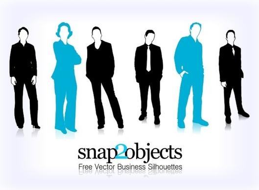 Free Vector Business Silhouettes