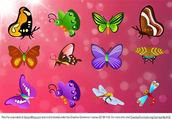 free vector butterfly