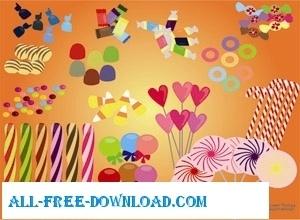 Free Vector Candies