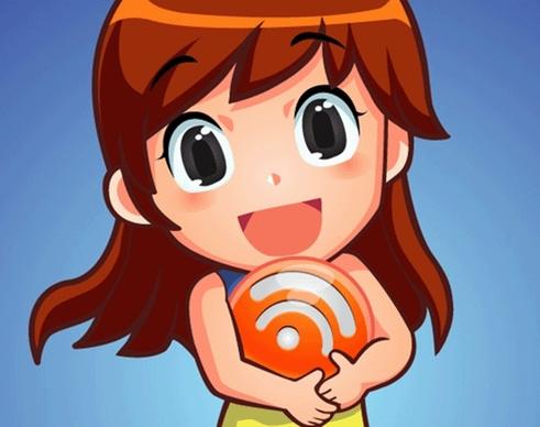 Free Vector Character – RSS Orb Girl