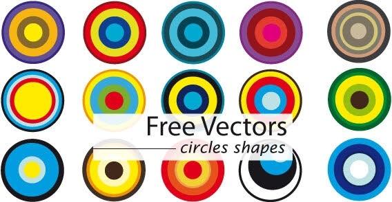 Free vector circle shapes