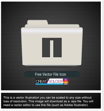 Free Vector File Icon 