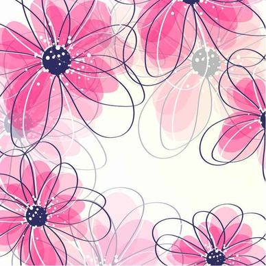 Free vector flower background