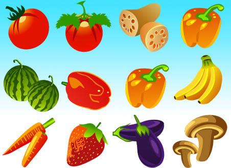 free vector fruits graphics
