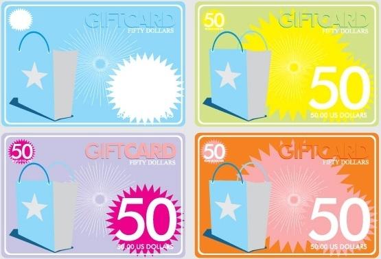 Free Vector Gift Cards 