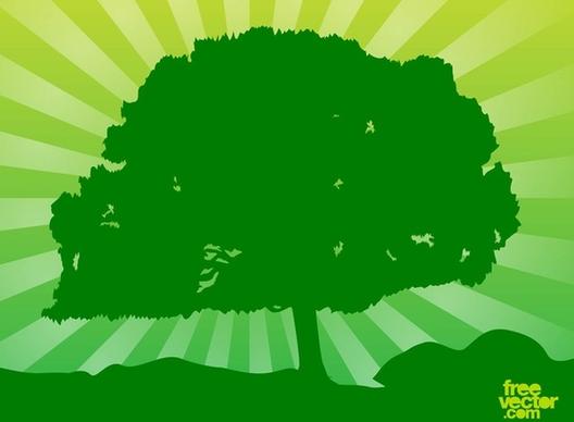 free vector green tree