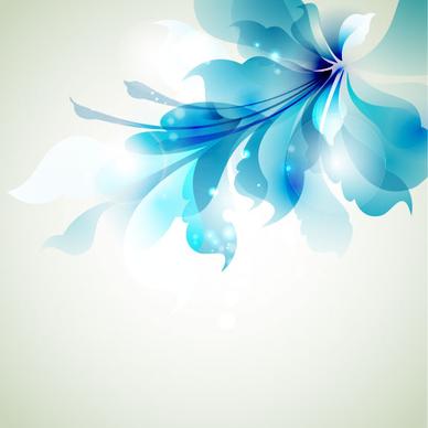 free vector halation with flowers