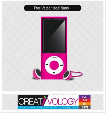 Free Vector Ipod Nano 