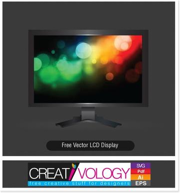 Free Vector LCD Display 