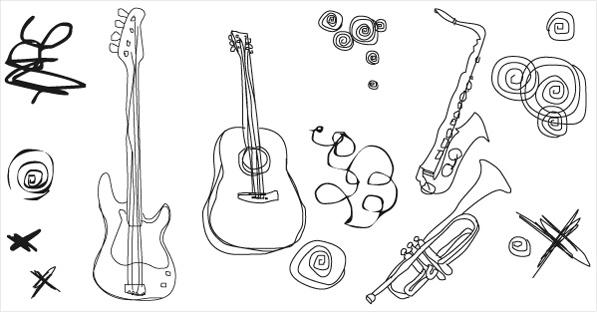 Free vector musical instruments