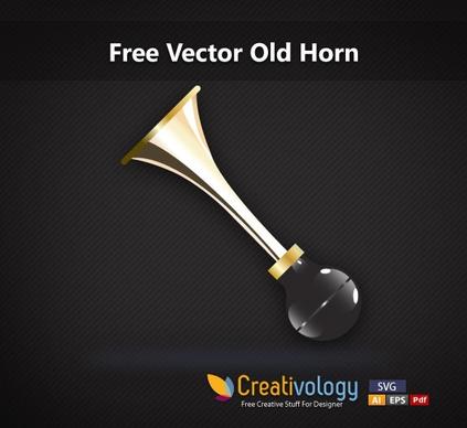 Free Vector Old Horn 