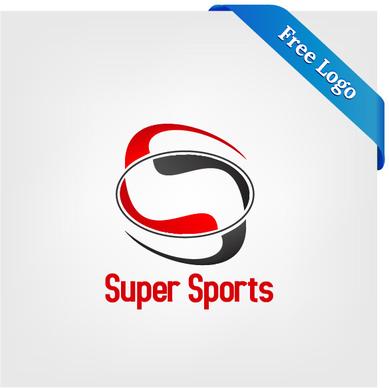 free vector super sports logo